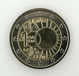 2 Euro Sondermünze Belgien 2013"Meteorologisches Institut"