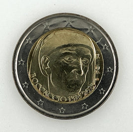 2 euro commemorative coin Italy 2013 "Boccaccio"