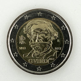 2 euro commemorative coin Italy 2013 "Guiseppe Verdi"