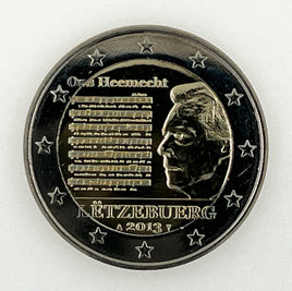 2 Euro Sondermünze Luxemburg 2013"Nationalhymne"