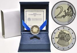 Proof 2 Euro special coin Malta 2013 "1921 self-government"