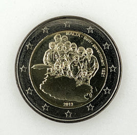 2 Euro Sondermünze Malta 2013"1921 Selbstverwaltung"