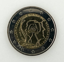 2 Euro Commerativ Coin Netherlands 2013 "200 Years Kingdom"