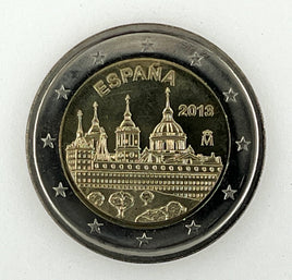 2 euro commemorative coin Spain 2013 "El Escorial"