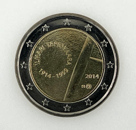 2 Euro Commerativ Coin Finland 2014 "Ilmari Tapiovaara"