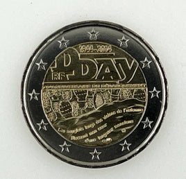 2 Euro commemorative coin France 2014 "D-Day"