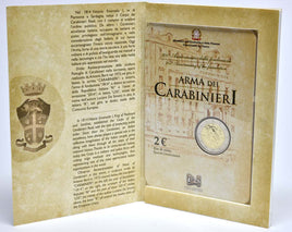Coincard 2 Euro Sondermünze Italien 2014"Carabinieri"