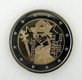 2 Euro Commerativ Coin Slovenia 2014 "Babara Celjska"