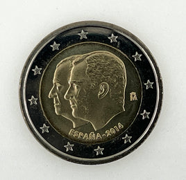 2 Euro Sondermünze Spanien 2014"König Felipe VI."