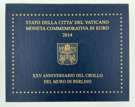 2 Euro Sondermünze Vatikan 2014"Berliner Mauer"