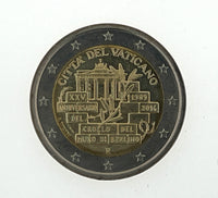 2 euro commemorative coin Vatican 2014 "Berlin Wall"