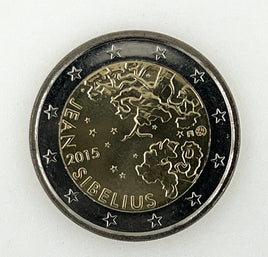 2 Euro Commerativ Coin Finland 2015 "Jean Sibelius"