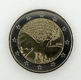 2 euro commemorative coin France 2015 "70 years of peace in Europe"