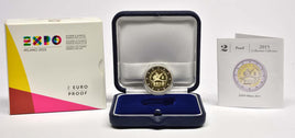 PP 2 Euro Commerativ Coin Italy 2015 "Expo Milano "in the box