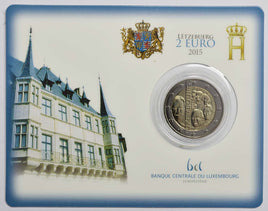 Coincard 2 Euro Commerativ Coin Luxembourg 2015 "Nassau-Weilburg"