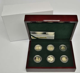 Set of 6x2 euro commemorative coin Luxembourg 2013-2015 PP