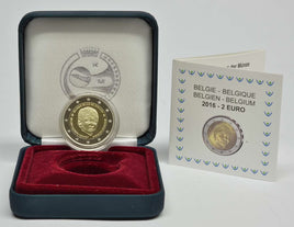 PP 2 euro commemorative coin Belgium 2016 "Child Focus "in the box