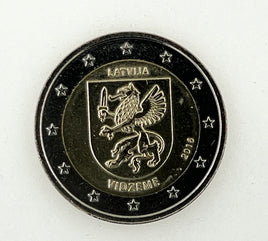 2 Euro Sondermünze Lettland 2016 "Vidzeme"