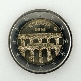 2 euro commemorative coin Spain 2016 "Segovia"