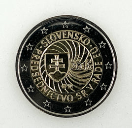 2 euro commemorative coin Slovakia 2016 "EU Presidency"
