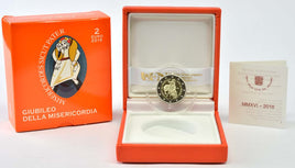PP 2 euro commemorative coin Vatican 2016 "Mercy "Original box