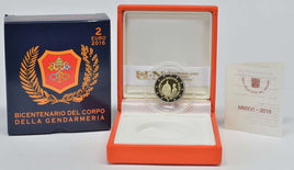 Proof 2 Euro special coin Vatican 2016 "Gendarmerie" original box