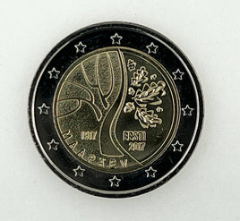 2 euro commemorative coin Estonia 2017 "Independence"