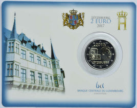 Coincard 2 Euro Sondermünze Luxemburg 2017"Wehrdienst"