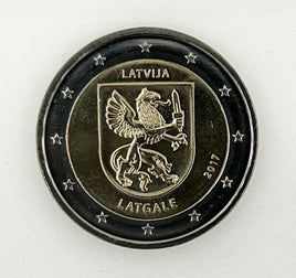 2 Euro Sondermünze Lettland 2017 "Latgale"