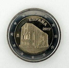 2 Euro Sondermünze Spanien 2017"Monumente von Oviedo"
