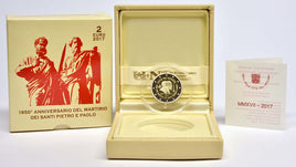 PP 2 Euro Sondermünze Vatikan 2017"St.Peter&St.Paul"