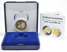 PP 2 euro commemorative coin Belgium 2018 "Esro"
