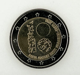 2 Euro Sondermünze Estland 2018"Republik"