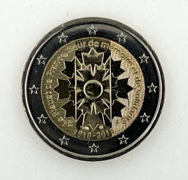 2 Euro commemorative coin France 2018 "Cornflower" 