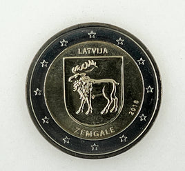 2 Euro commemorative coin Latvia 2018 "Zemgale"