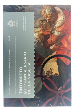 2 euro commemorative coin San Marino 2018 "Tintoretto"