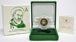 PP 2 euro commemorative coin Vatican 2018 "Padre Pio"