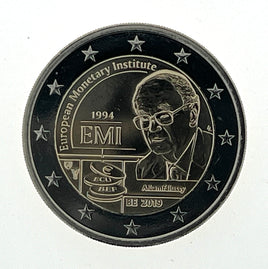 2 euro commemorative coin Belgium 2019"25th anniversary EMI "UNC