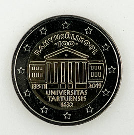 2 Euro special coin Estonia 2019 "University of Tartu" 