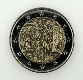 2 Euro commemorative coin France 2019 "30 years of the fall of the Berlin Wall" 