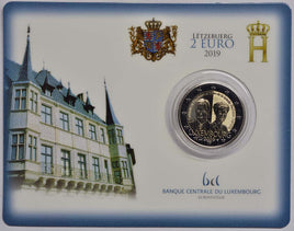 Coincard 2 Euro special coin Luxembourg 2019 "Charlotte"