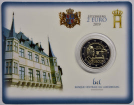 Coincard 2 Euro Commerativ Coin Luxembourg 2019 "Right to vote "Mzz Bridge