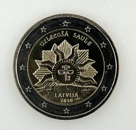 2 euro commemorative coin Latvia 2019 "Rising Sun-Rising Sun"
