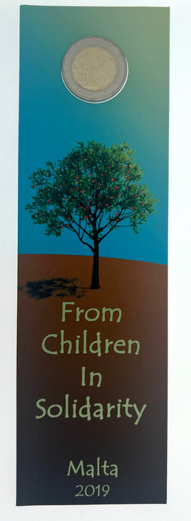 Coincard 2 Euro Sondermünze Malta 2019"Natur & Umwelt"Münzzeichen Pessac