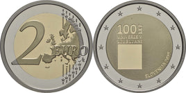 Proof 2 Euro special coin Slovenia 2019 "University of Lubljana-Laibach" 