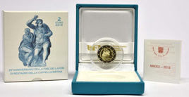 PP 2 Euro commemorative coin Vatican 2019 "Sistine Chapel "Original box
