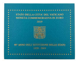 2 Euro Sondermünze Vatikan 2019"Vatikanstadt"im Blister