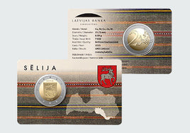Coincard 2 Euro Sondermünze Lettland 2025"Region Selija"