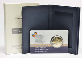 Proof 2 Euro commemorative coin Andorra 2020 "27th Ibero-American Summit in Andorra"