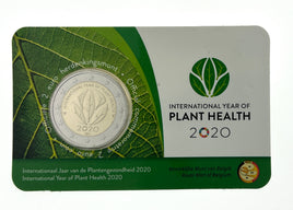 Coincard (NL) 2 Euro commemorative coin Belgium 2020 "Plant Health" ST